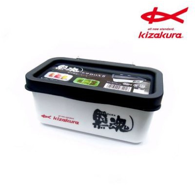 《屏東海豐》～超優惠～日本製🇯🇵 KIZAKURA 黒魂 エサBOX II 黑魂南極蝦盒 誘餌盒