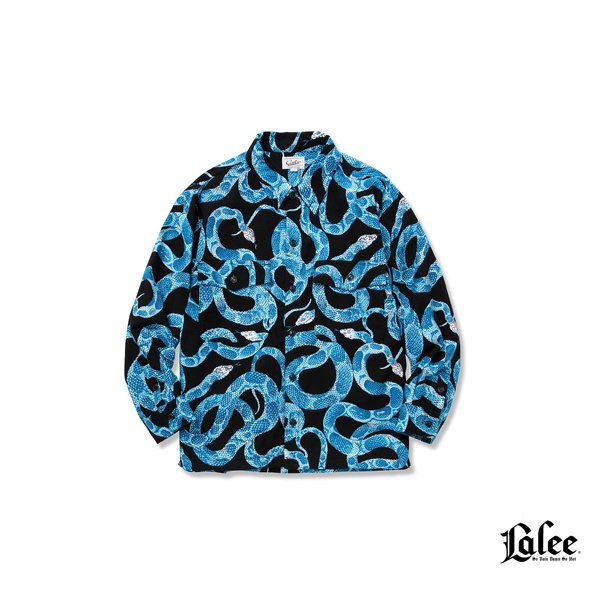 GOODFORIT/Calee Allover Snake Pattern Over Silhouette蛇紋襯衫夾克