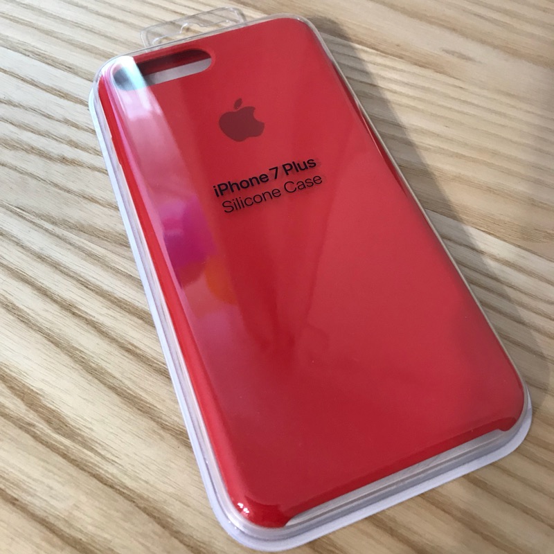 「原價$1390（近全新）iPhone 7 Plus Silicone Case Red (PRODUCT) 原廠保護殼