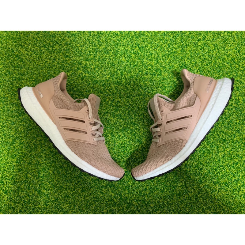  ADIDAS ULTRABOOST W 編織慢跑鞋 粉紅色 女鞋 玫瑰 奶茶色 BB6309