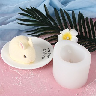 ▪小/中號▪立體兔子慕斯蛋糕液態矽膠模具(3入or5入)/翻糖液體矽膠模/網紅動物造型布丁果凍乳酪模具
