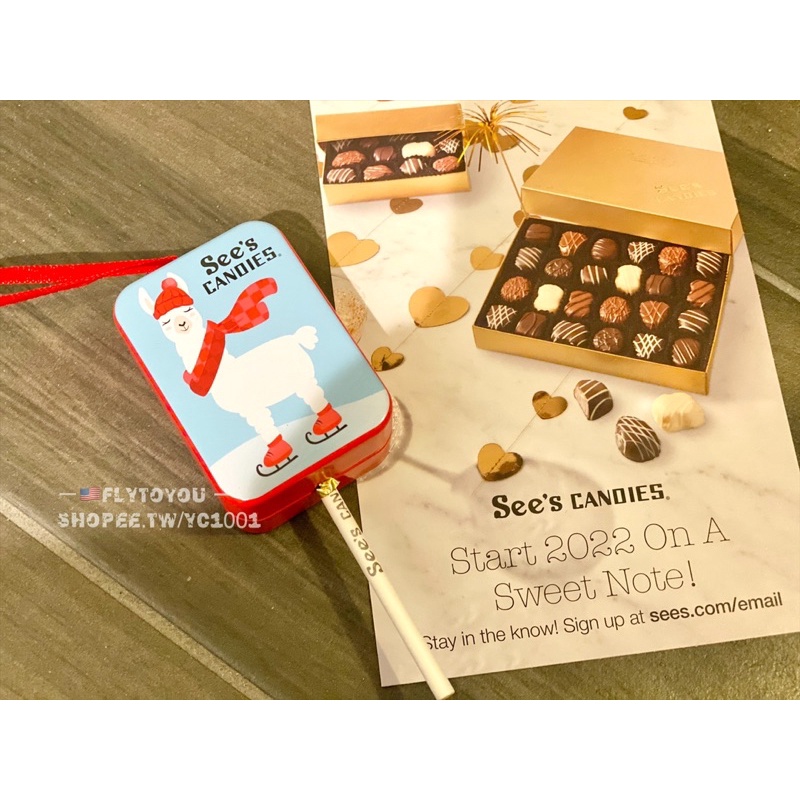 現貨🇺🇸See’s CANDIES🎄聖誕限定棒棒糖 羊駝 時思 Lollypops 美國代購sees candies