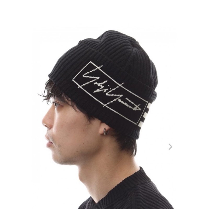 y3 logo beanie