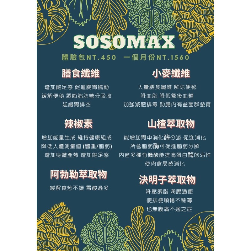 soso max膠囊💊