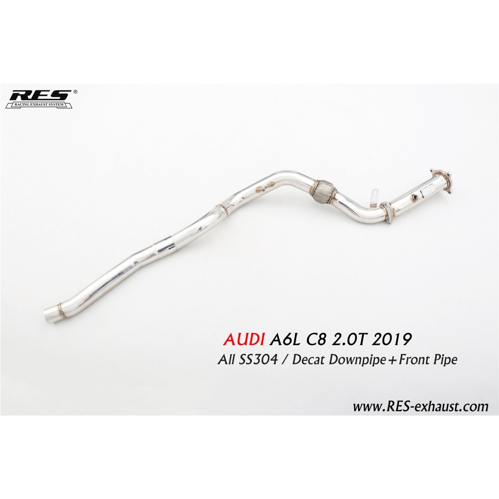 【RES排氣管】 AUDI A6 C8 2.0T 2019+ 當派 尾段 電子閥門 總代理  – CS車宮