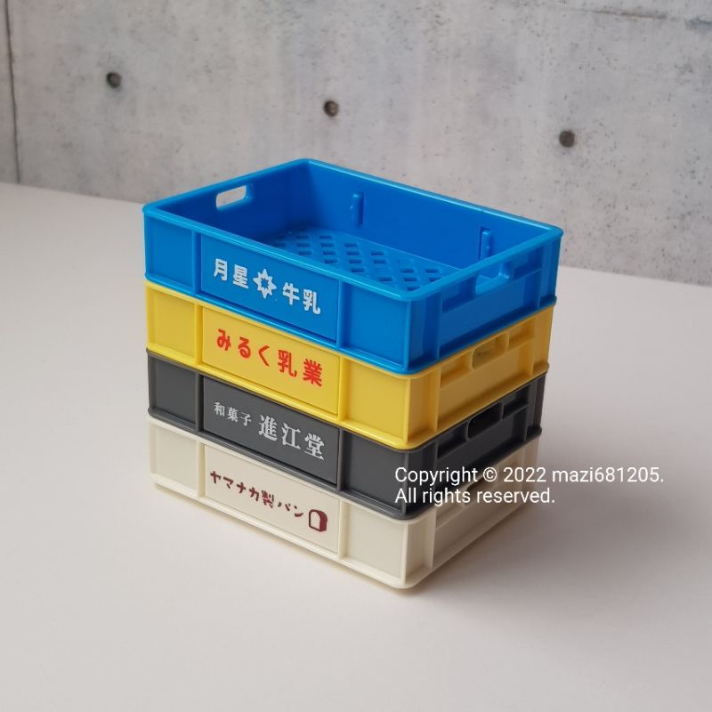 日本製 微型 迷你家具 麵包箱 麵包籃 1/12 1/6 黏土人 盒玩 扭蛋 擺飾 置物盒