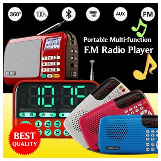 Mini Portable Radio Handheld Digital FM USB TF MP3 Player Sp