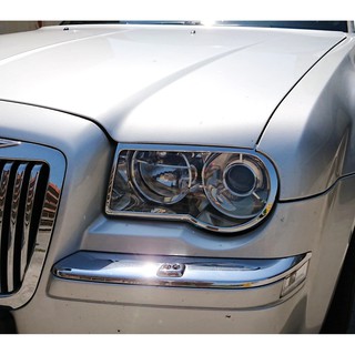 IDFR-ODE 汽車精品CHRYSLER 300C 05-07 鍍鉻前燈框 電鍍頭燈飾框 MIT