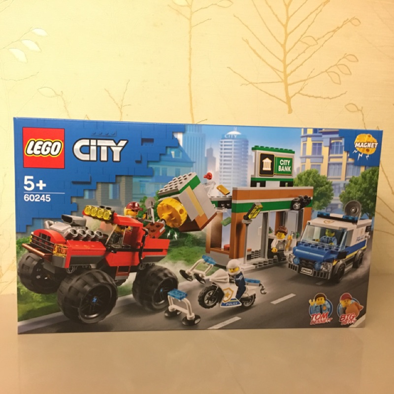 【LETO小舖】樂高 LEGO 60245 CITY系列 警察巨輪卡車搶案 全新未拆 現貨