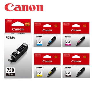 【伍告讚】含稅 原廠 CANON 750 751 全新原廠墨水匣 PGI-750BK 751BK 751CMY 墨水匣