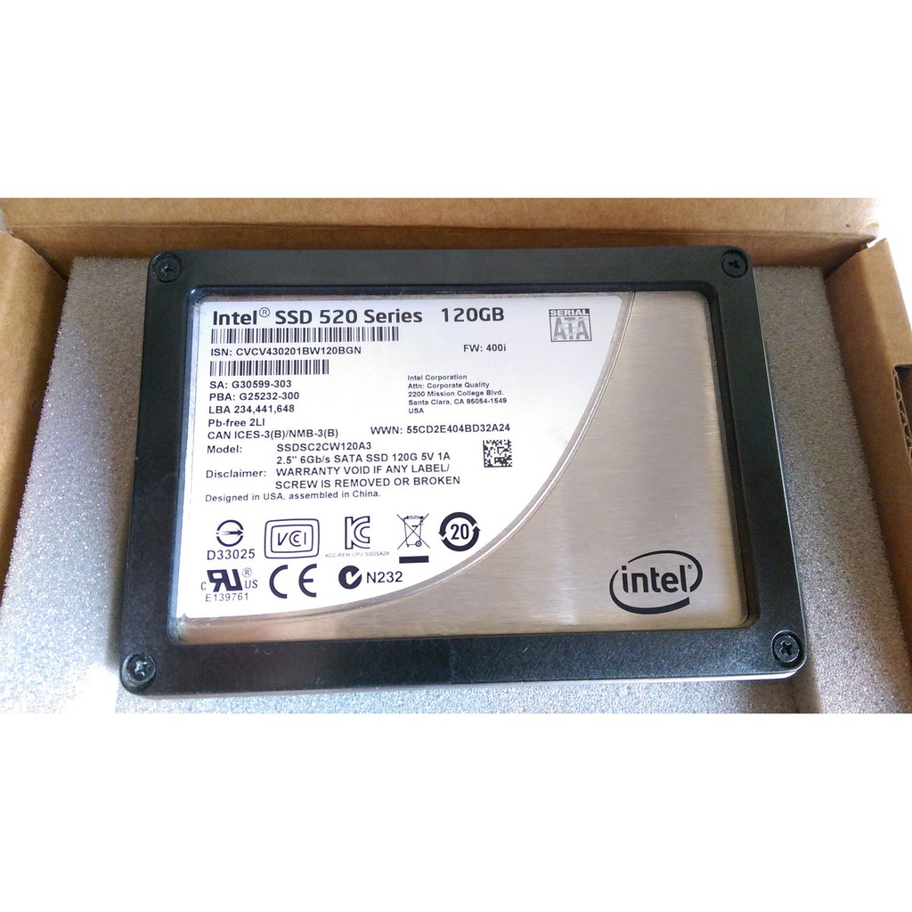 Intel SSD 520 120G