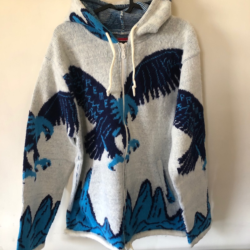 supreme eagle zip up
