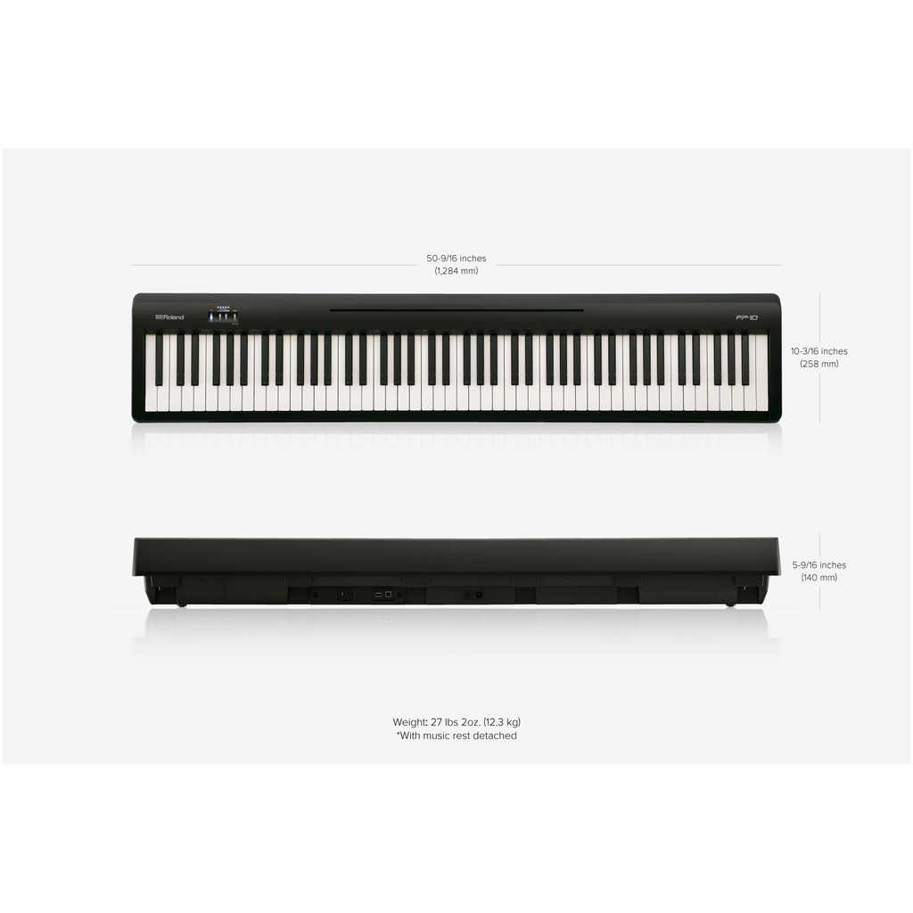【名人樂器】ROLAND FP-10 88鍵 電鋼琴 (純鋼琴主機款)