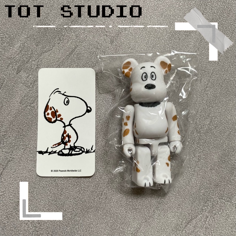 ‹ TOT.Studio › 庫柏力克熊 Be@rbrick 100% 史努比 馬布魯斯 Marbles 40代 代數熊