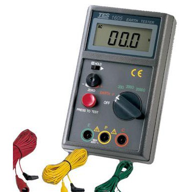 TES-1605數位式接地電阻計