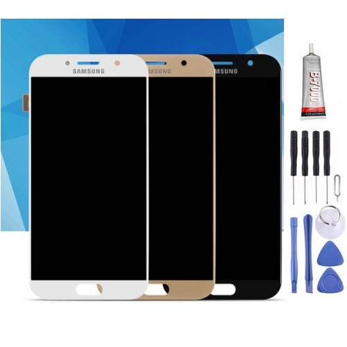 ☺WY☺適用於三星 Samsung Galaxy A7 2017 A720 螢幕總成LCD 手寫屏玻璃觸控面板 可調亮度