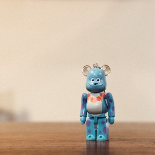 Myu - 皮克斯 怪獸電力公司 Bearbrick 100% 夏威夷 毛怪 公仔 擺飾 收藏