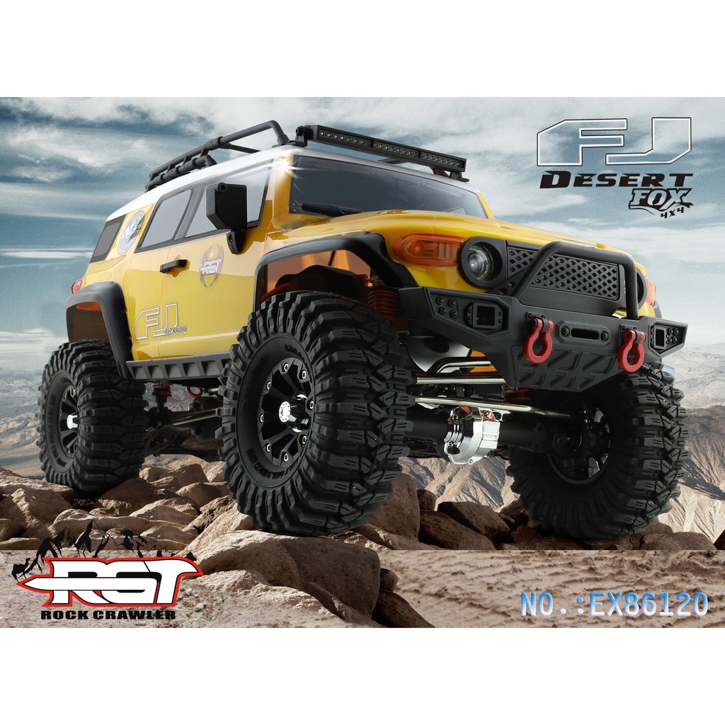 [貝克RC] RGT 86120 1:10 RTR Toyota FJ Cruiser攀岩車 遙控車 反傳車橋 | 蝦皮購物