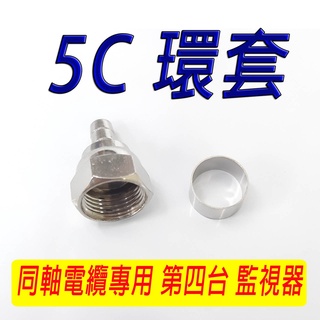 CABLE線台灣製100% 5C接頭+環圈 3C接頭+環圈 同軸電纜專用 第四台 監視器 DVR主機 DVR監控卡