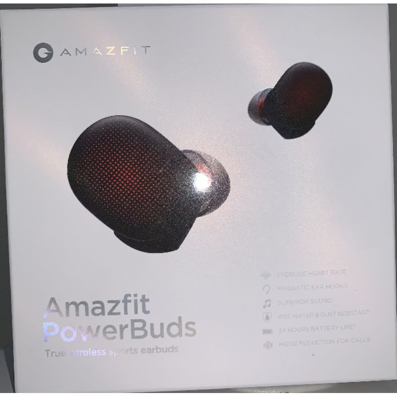 Amazfit 華米 米動PowerBuds智能心率ENC降噪 藍牙耳機 暗影黑 (TWS/ENC主動降噪)
