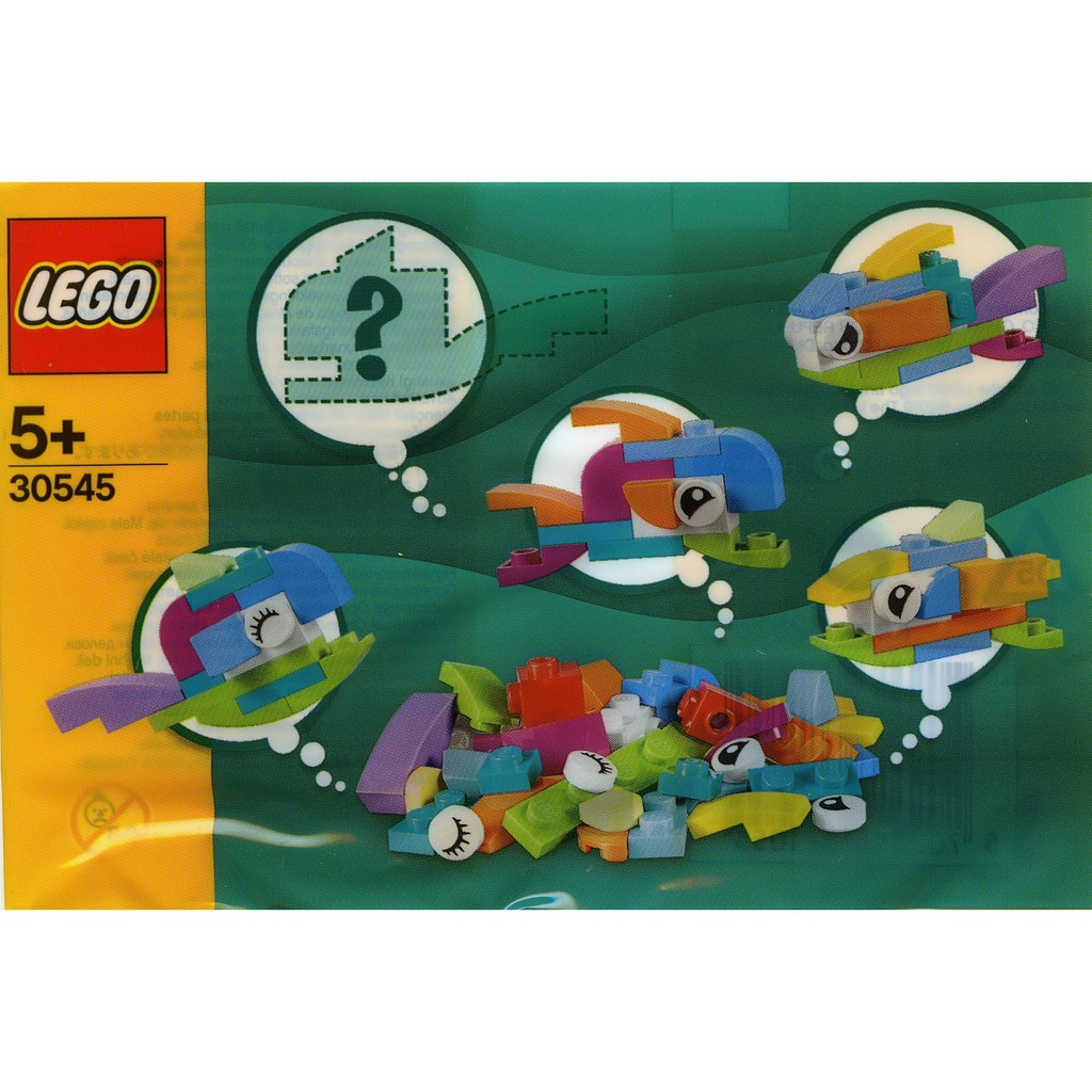 【群樂】袋裝 LEGO 30545 Fish Free Builds - Make It Yours 現貨不用等