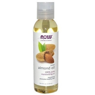 Now Foods, 100% 護膚 甜杏仁油 Solutions, Sweet Almond Oil, 118 ml