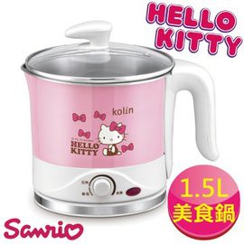 現貨僅1台!! kolin 歌林 Hello Kitty 不銹鋼美食鍋 KPK-MNR006 凱蒂貓 快煮鍋 可愛 粉紅