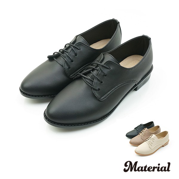 Material瑪特麗歐 牛津鞋 加大尺碼經典綁帶牛津鞋 TG52820