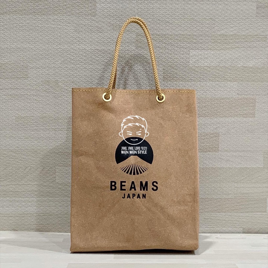 萬萬日貨。🇯🇵。快速訂購。日本製。BEAMS JAPAN。MAKOO。再生皮革。環保袋。購物袋。手提袋（S款）