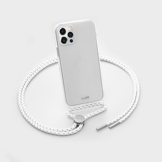 【Dr.A】LAUT iPhone 12 CRYSTAL-X系列 繩索背帶手機殼-透明