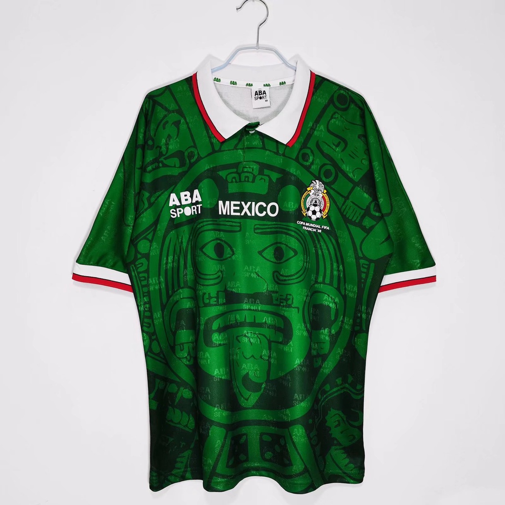 Spot1998賽季墨西哥主場復古球衣運動足球球衣
