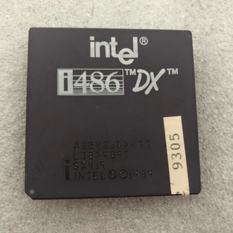 Intel CPU 486DX-33（二手良品）