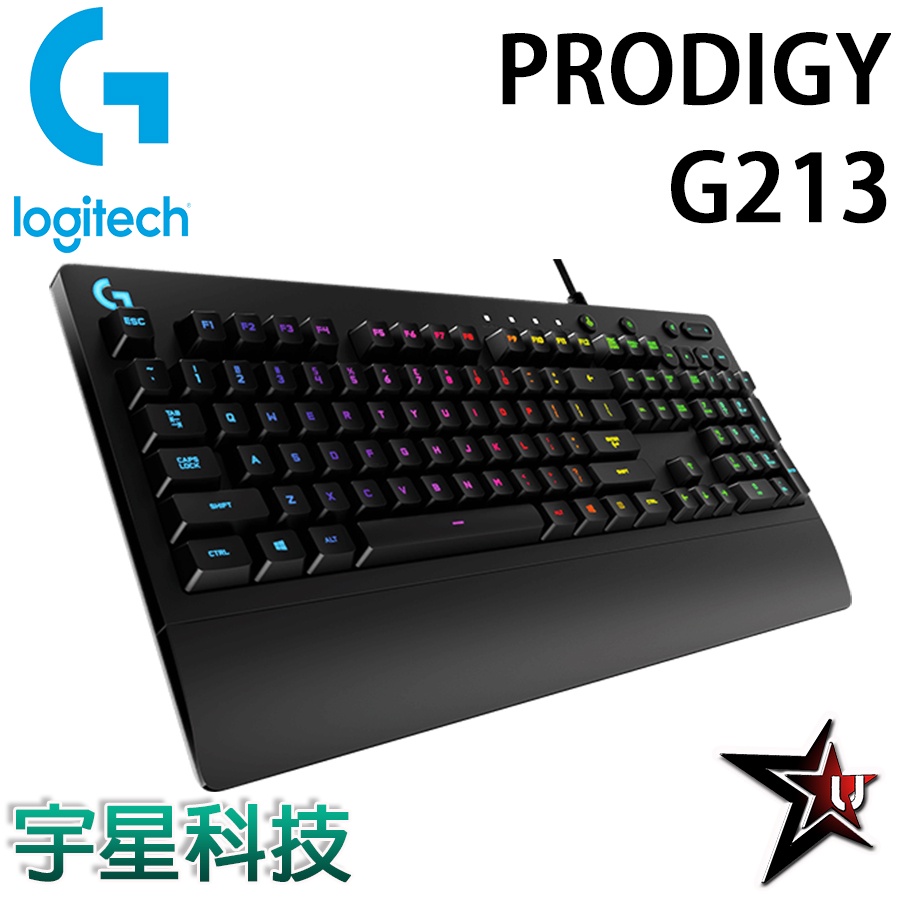 Logitech 羅技 G213 PRODIGY RGB遊戲鍵盤 X