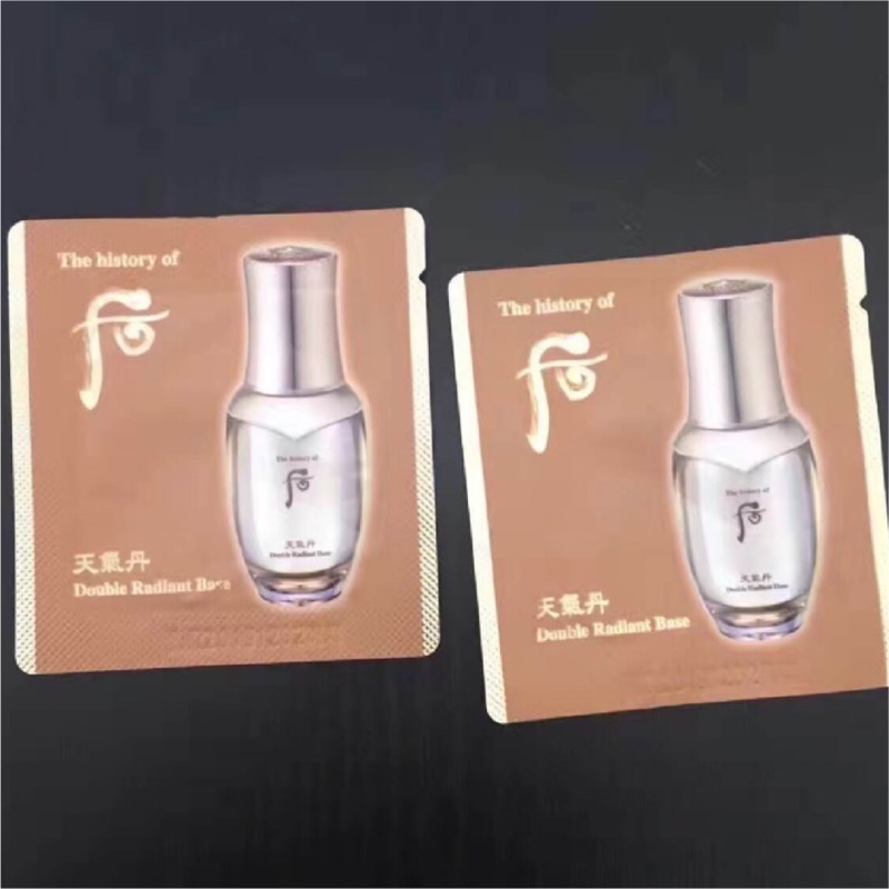 后天氣丹華炫光澤飾底精華小樣1ml 華泫隔離霜 蝦皮購物