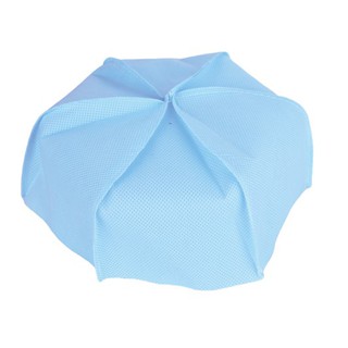 拋棄式藍色衛生帽襯 工程帽/安全帽可用 不織布透氣材質 50頂/包