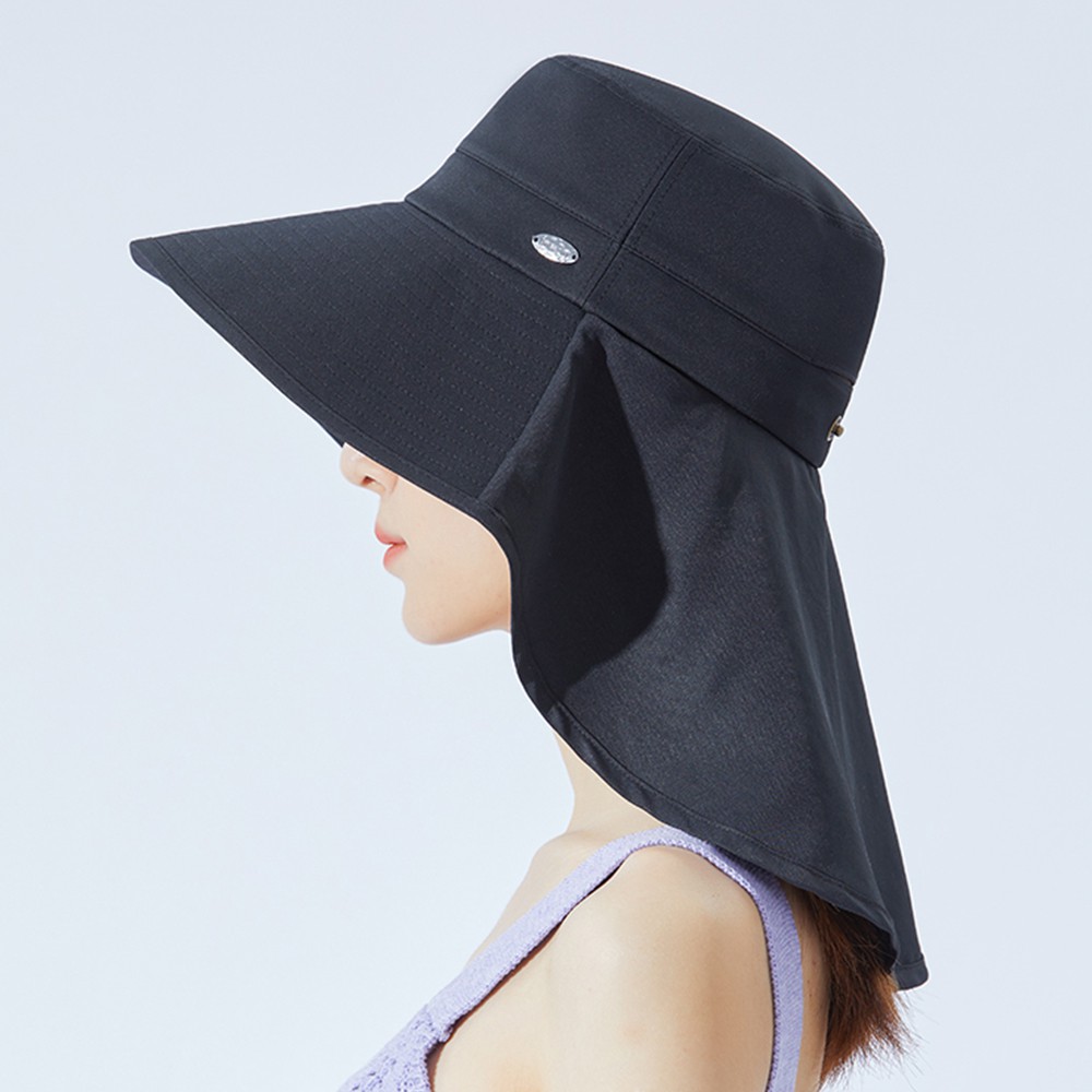 OhSunny防曬抗UV-漁夫帽大帽簷遮臉防紫外線百搭遮陽太陽帽