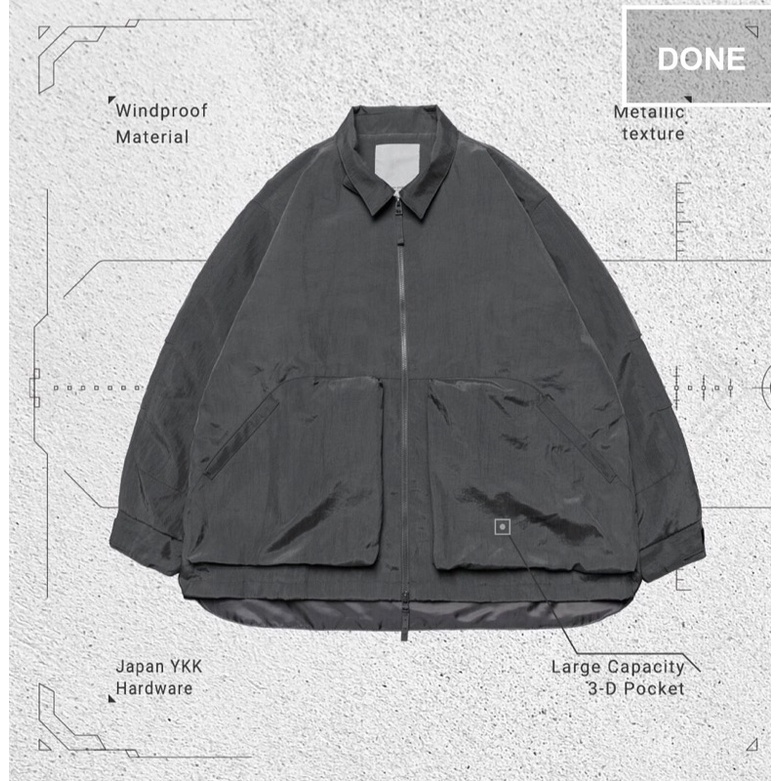 goopi PC-01 "Tech Crinkle" Field Jacket