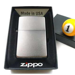 ZIPPO正品附發票 美國進口 打火機 磨砂觸感 (緞面鉻-型號205) ✦球球玉米斗✦