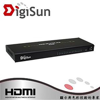 DigiSun 得揚 VH7116 螢幕分配器 4K2K HDMI 一進十六出分配器 1分16