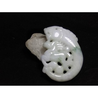 天然緬甸玉翡翠A貨糯種飄花春彩立體鏤空雕龍馬精神龍牌馬牌生肖牌吊墜墬子掛件項鍊項墬掛墬玉珮珠寶玉石首飾飾品