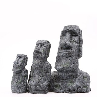《森川家居》DAD-20AD01-復活島摩艾石像裝飾品造景 餐廳咖啡廳民宿/休閒椅收納/北歐設計/IKEA品東西復古