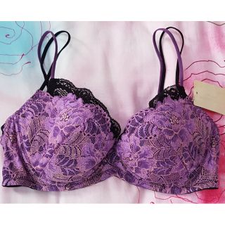 Triumph 黛安芬 紫色蕾絲內衣 全新 75D