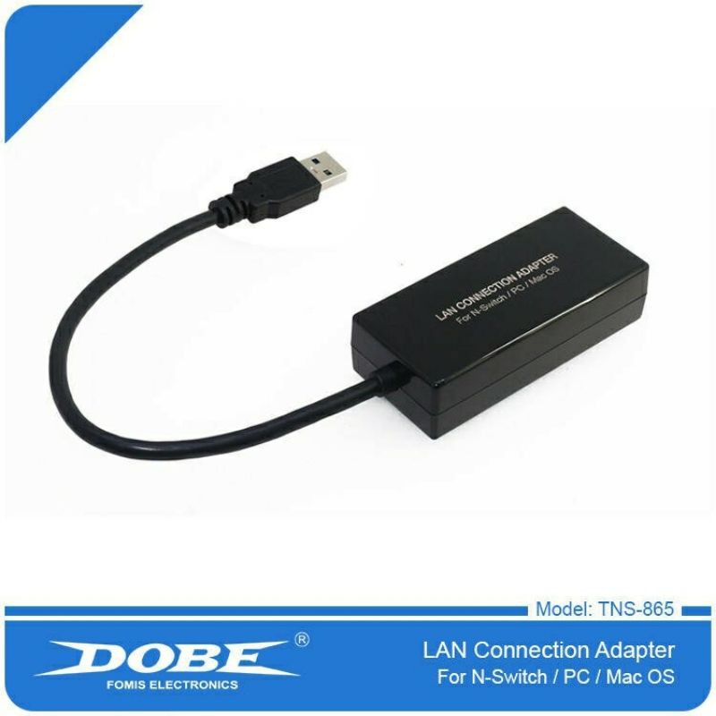 【柯p遊戲館🌈】 全新現貨 NS Switch USB 有線網路卡 DOBE TNS-865 有線網路轉接器