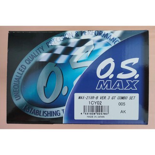 【分期0利率】【車車共和國】O.S. MAX 21XR-B Ver.III 1/8 GT房車用引擎含排氣管組合