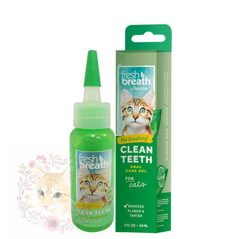 美國fresh Breath鮮呼吸 寵物潔牙凝膠2oz 貓寵物牙齒寵物口腔 蝦皮購物