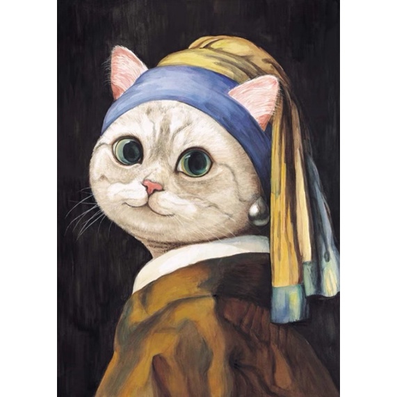 預購 Artpuzzle品牌 貓貓美術館 1000片拼圖 名畫系列 共5款