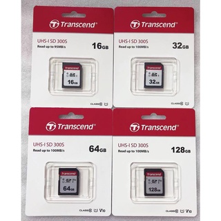 Transcend創見SD記憶卡SD卡UHS-I U1 SDC300S 16G 32G 64G 128G SD CARD