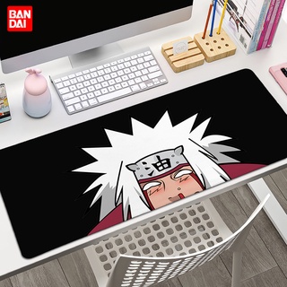 定製DIY大型遊戲滑鼠墊萬代搞笑JIRAIYA火影忍者鎖邊加厚電腦鍵盤桌墊