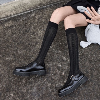 女襪 小腿襪 菱形格 豎條網襪 花紋日系 Lolita鏤空 復古洛麗塔JK 薄款 長筒襪