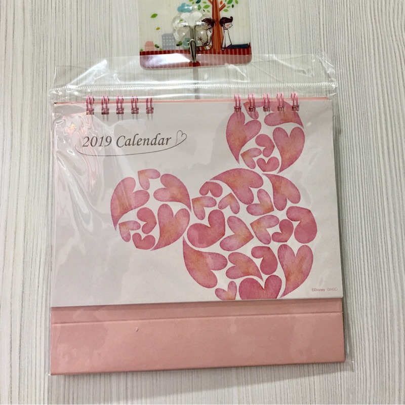 日本大創迪士尼愛心米奇2019年桌曆